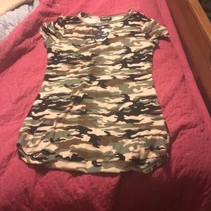 Long camo shirt